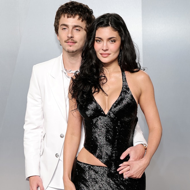 Kylie Jenner and Timothée Chalamet attend the 2026 Vanity Fair Oscar Party Hosted By Mark Guiducci at Los Angeles County Museum of Art on March 15, 2026 in Los Angeles, California.